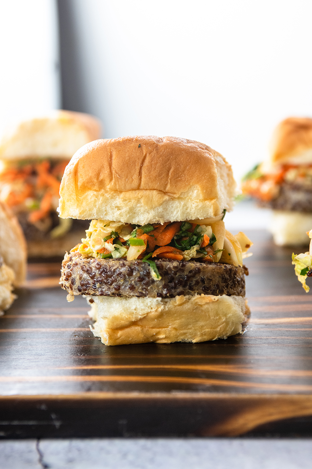 Asian Style Quinoa Sliders