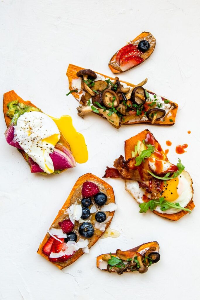 Mini Sweet Potato Toast ideas